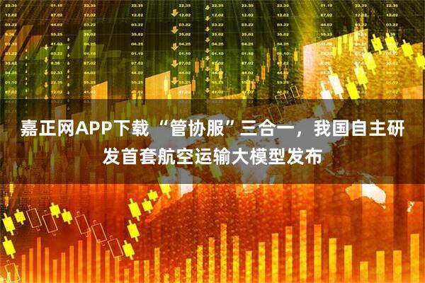 嘉正网APP下载 “管协服”三合一，我国自主研发首套航空运输大模型发布